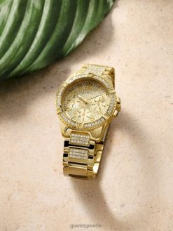 GUESS άνδρες ρολόι πολλαπλών λειτουργιών χρυσός αξεσουάρ J46DJ3553