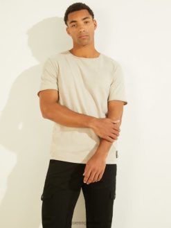 GUESS άνδρες dustin tee πέτρα πασαντίνα ενδύματα J46DJ4079