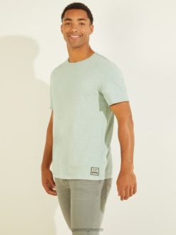 GUESS άνδρες dustin tee σκόνη matcha ενδύματα J46DJ4078