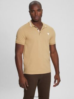 GUESS άνδρες eco lyle polo μέλι του βουνού ενδύματα J46DJ4047