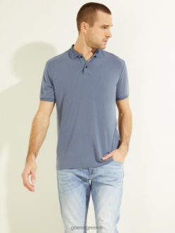 GUESS άνδρες iker polo πέτρα μοχάβε ενδύματα J46DJ4149