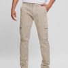 GUESS άνδρες lonta classic cargo παντελόνι pasadena stone multi ενδύματα J46DJ3968