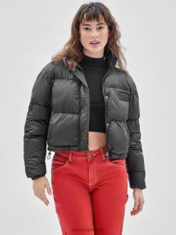 GUESS για άνδρες και γυναίκες αυθεντικά puffer jacket μαύρος ενδύματα J46DJ1800