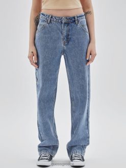 GUESS για άνδρες και γυναίκες αυθεντικά κιτ πλυμένα με οξύ ξυλουργικά τζιν πάει μέτριο λουλακί οξύ ήταν ενδύματα J46DJ150