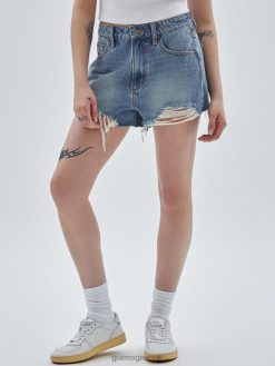 GUESS για άνδρες και γυναίκες πρωτότυπο κιτ κατεστραμμένο τζιν σορτς πάει φέσι μεσαίο πλύσιμο ενδύματα J46DJ168
