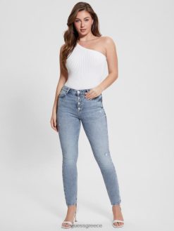GUESS γυναίκες 1981 εκτεθειμένα στενά τζιν με κουμπιά θέατρο ενδύματα J46DJ5