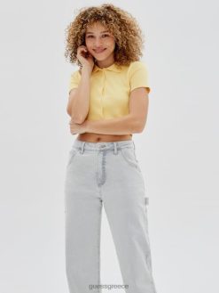 GUESS γυναίκες αυθεντικά πουλόβερ πόλο βούτυρο καλαμπόκι ενδύματα J46DJ1370