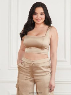 GUESS γυναίκες βέρα crop top ενσυνείδητος πολυ ενδύματα J46DJ1131