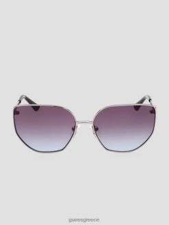 GUESS γυναίκες γυαλιά ηλίου από στρας από μέταλλο ασήμι αξεσουάρ J46DJ3671