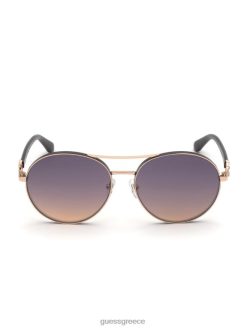 GUESS γυναίκες γυαλιά ηλίου Sally aviator πλύσιμο μασάζ αξεσουάρ J46DJ3710