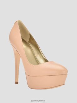 GUESS γυναίκες Γόβες στιλέτο από δέρμα cador ελαφρύ φυσικό 110 είδη υπόδησης J46DJ3413