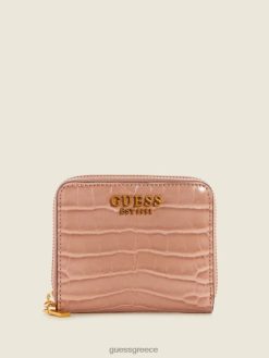 GUESS γυναίκες δάφνη μικρό πορτοφόλι με φερμουάρ camo σακούλες J46DJ3155