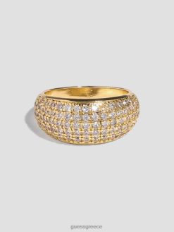 GUESS γυναίκες Δαχτυλίδι με τρούλο 14 καρατίων επίχρυσο χρυσός αξεσουάρ J46DJ3881