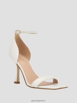 GUESS γυναίκες δερμάτινες γόβες yael λευκό γκράφιτι είδη υπόδησης J46DJ3400