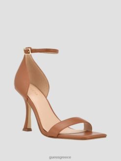 GUESS γυναίκες δερμάτινες γόβες yael μέτριο καφέ είδη υπόδησης J46DJ3399