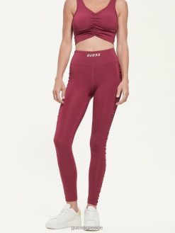 GUESS γυναίκες ενεργό κολάν eco elise μωβ πέταλο ενδύματα J46DJ2366