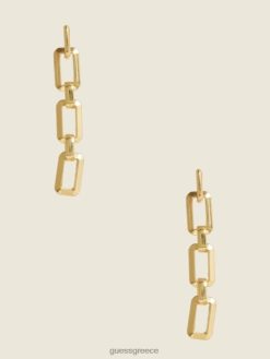 GUESS γυναίκες Επιχρυσωμένο σκουλαρίκι 14 καρατίων ασήμι χρυσός αξεσουάρ J46DJ3899