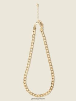 GUESS γυναίκες Κολιέ με αλυσίδα 14 καρατίων με επίχρυσο ασήμι χρυσός αξεσουάρ J46DJ3858