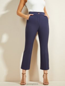 GUESS γυναίκες κομμένο παντελόνι evelyn νυχτερινό ναυτικό ενδύματα J46DJ2095