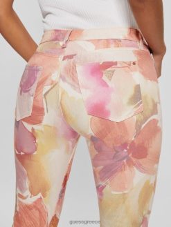 GUESS γυναίκες κοριτσίστικο φλοράλ στενό τζιν λουλούδι του μετρό ενδύματα J46DJ91