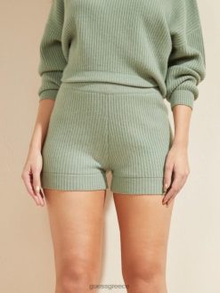 GUESS γυναίκες κουκουλώνω κασμίρι κοντό σχιστόλιθος γκρι ενδύματα J46DJ2200