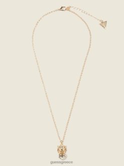GUESS γυναίκες λαιμό μενταγιόν λιονταριού χρυσός αξεσουάρ J46DJ3875