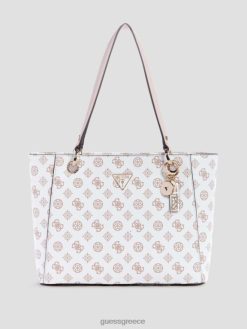 GUESS γυναίκες λογότυπο noelle peony μικρή tote noel ιτιά σακούλες J46DJ3071
