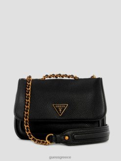 GUESS γυναίκες Μίνι μετατρέψιμη τσάντα becci μαύρο φλοράλ στάμπα σακούλες J46DJ2795