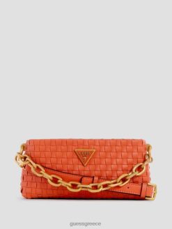 GUESS γυναίκες Μίνι υφαντό χιαστί με φερμουάρ lisbet παπαρούνα σακούλες J46DJ2811