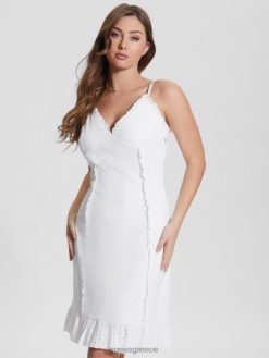 GUESS γυναίκες Μίνι φόρεμα amal paisley καθαρό λευκό ενδύματα J46DJ424