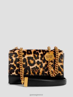 GUESS γυναίκες Μίνι χιαστί τσάντα iseline zebra λεοπάρδαλη σακούλες J46DJ2806