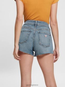 GUESS γυναίκες μαμά σορτς μπλε χελώνα ενδύματα J46DJ141