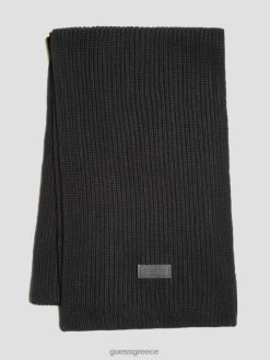 GUESS γυναίκες μαντήλι patch mason μαύρο δέρμα φιδιού αξεσουάρ J46DJ3822