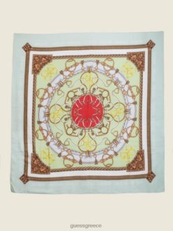 GUESS γυναίκες μεταξωτό κασκόλ Μονακό ουρανός αξεσουάρ J46DJ3795