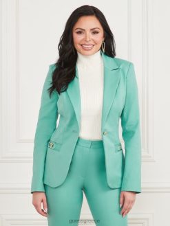 GUESS γυναίκες μπλέιζερ franca vintage ουρανό ενδύματα J46DJ1811