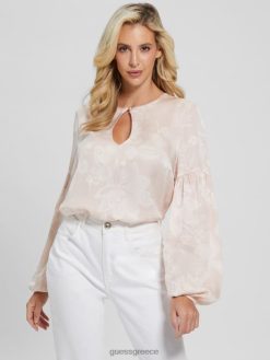 GUESS γυναίκες μπλούζα ωκεανού κουκλίτσα ροζ ενδύματα J46DJ1540