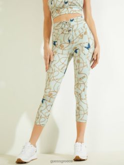 GUESS γυναίκες οικολογικό κολάν κούκλας αλυσίδα & γούρι πράσινο ενδύματα J46DJ2490