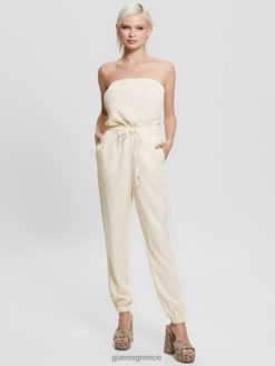 GUESS γυναίκες ολόσωμη φόρμα νεφρίτη κρεμ λευκό μούλτι ενδύματα J46DJ372