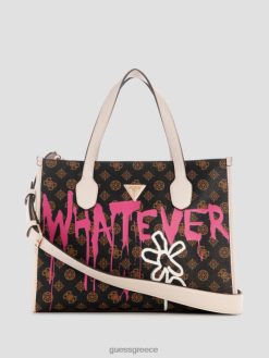 GUESS γυναίκες οποιαδήποτε τέχνη γκράφιτι 820 πεπόνι σακούλες J46DJ2878