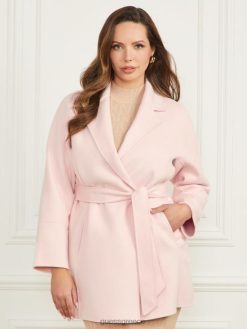 GUESS γυναίκες παλτό maxime κοκκινίζει αεράκι ενδύματα J46DJ1831