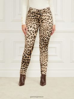 GUESS γυναίκες παντελόνι καπνού και καθρέφτες στιλέτο 99 μαγεμένο redux ενδύματα J46DJ2361