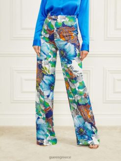 GUESS γυναίκες παντελόνι λουσί εκτύπωση γούρι ενδύματα J46DJ2080