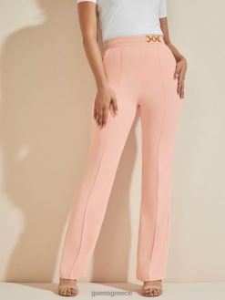 GUESS γυναίκες παντελόνι μαριάμ τριαντάφυλλο χασιέντα ενδύματα J46DJ2393