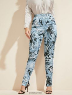 GUESS γυναίκες παντελόνι στούντιο πτήσης φαντασίας μπλε πτήση φαντασίας ενδύματα J46DJ2281