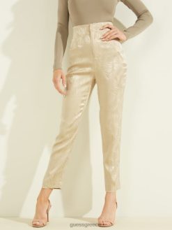 GUESS γυναίκες παντελόνι veridiana τσιμέντο ενδύματα J46DJ2315