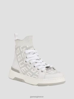 GUESS γυναίκες πλεκτά αθλητικά παπούτσια με λογότυπο mannen ασήμι 040 είδη υπόδησης J46DJ3333