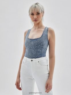 GUESS γυναίκες πρωτότυπο κορμάκι μυστικό μπλε πολυ ενδύματα J46DJ1030