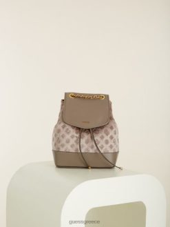 GUESS γυναίκες Σακίδιο πλάτης kimi velvet τεφρόχρουν χρώμα σακούλες J46DJ3218