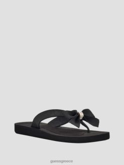 GUESS γυναίκες σανδάλια παπιγιόν tuta μαύρος είδη υπόδησης J46DJ3472