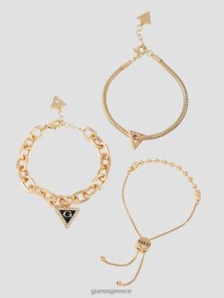 GUESS γυναίκες σετ μεικτό βραχιόλι χρυσός αξεσουάρ J46DJ3829